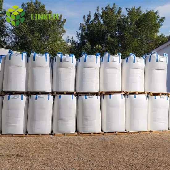 Factory Wholesale Circular Packaging Skip Container FIBC Big Bags Wood Pellets Bulk Bag with Conical Unloading System